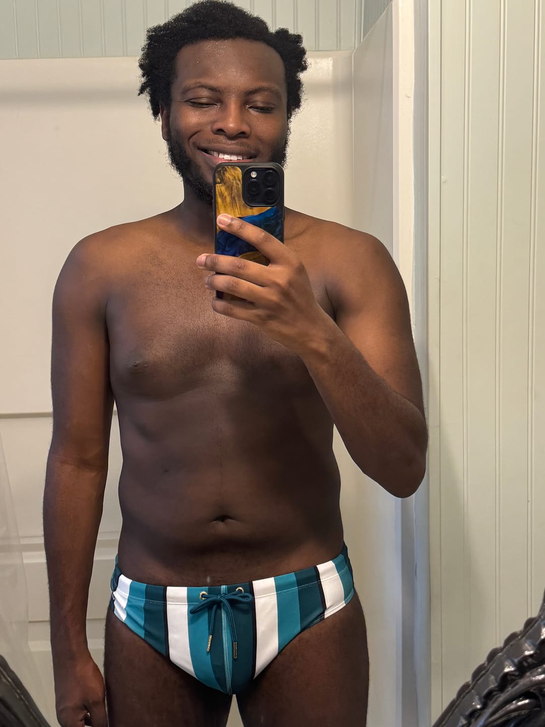 Customer photo review of Zoro Brief -Enhancing Swim Brief