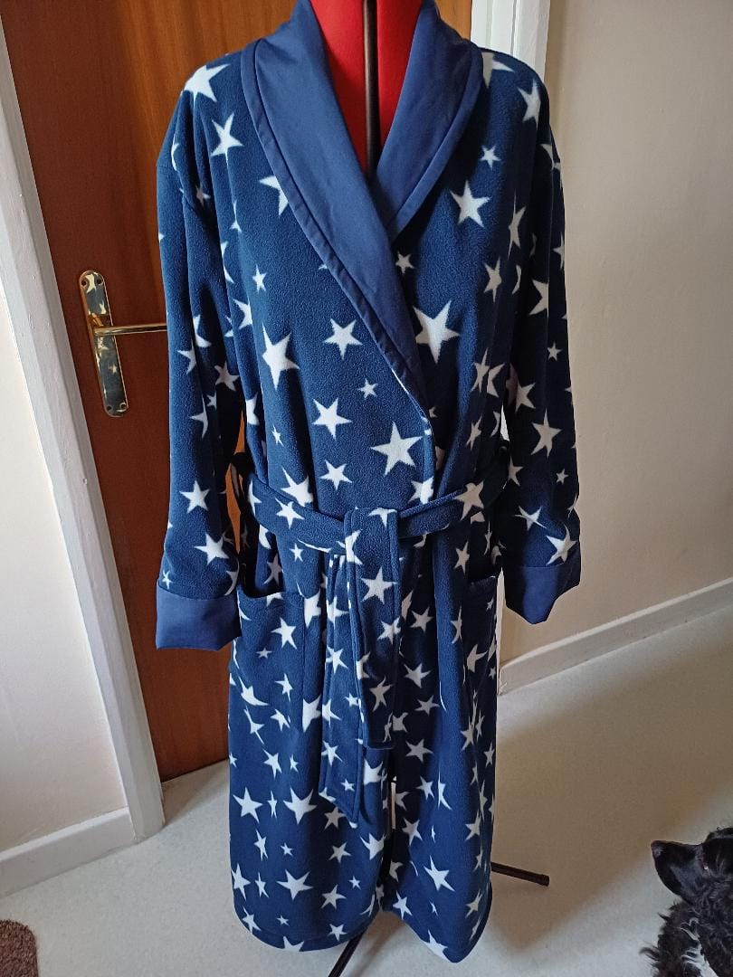 Customer photo review of White Stars Anti Pill Polar Fleece Fabric