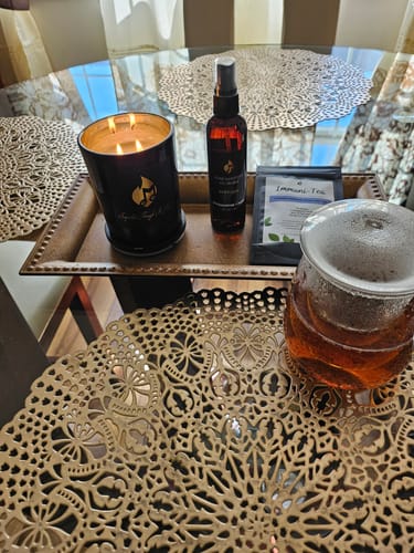 Customer photo review of QUARANTINE KIT for relaxation & self care