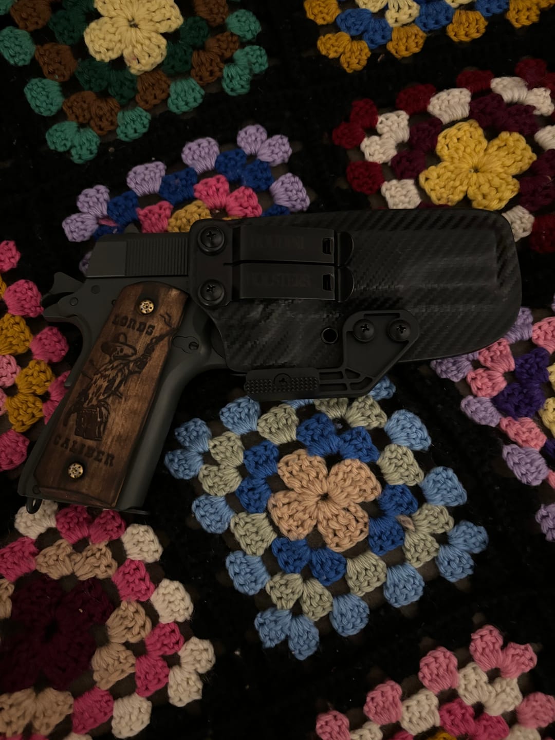 Customer photo review of Breakout 2.0 IWB Holster | Rapid Access, Complete Concealment, and All-Day Comfort.