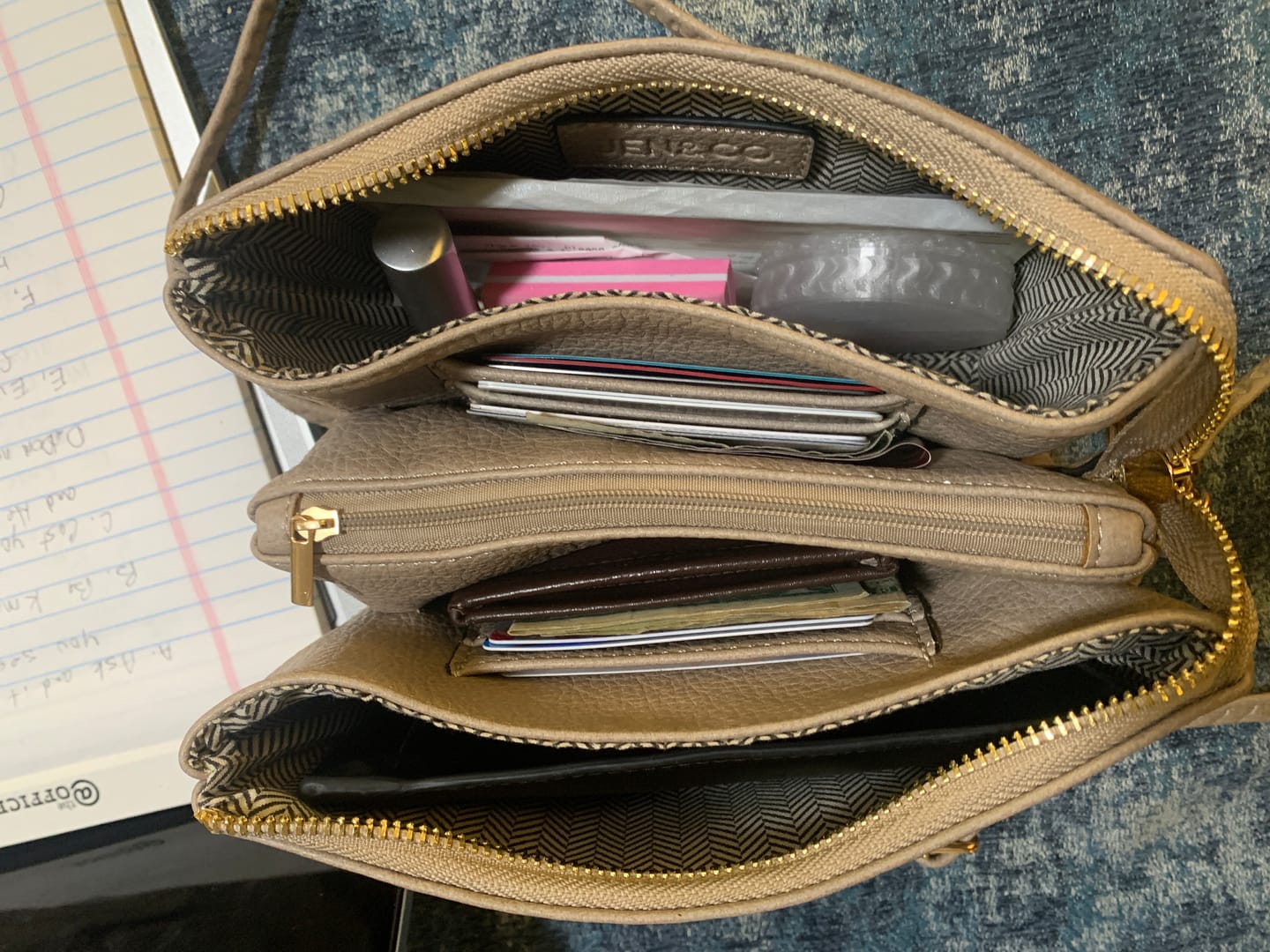 Customer photo review of Riley Vegan Crossbody