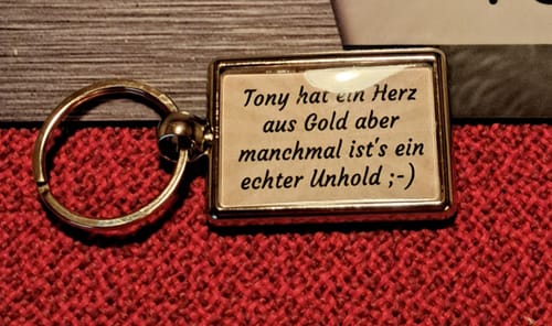 Customer photo review of Schlüsselanhänger mit Hundefoto Angebot