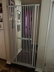 Customer photo review of FairyBaby 72" Tall Cat Gate with Narrow Bar Spacing