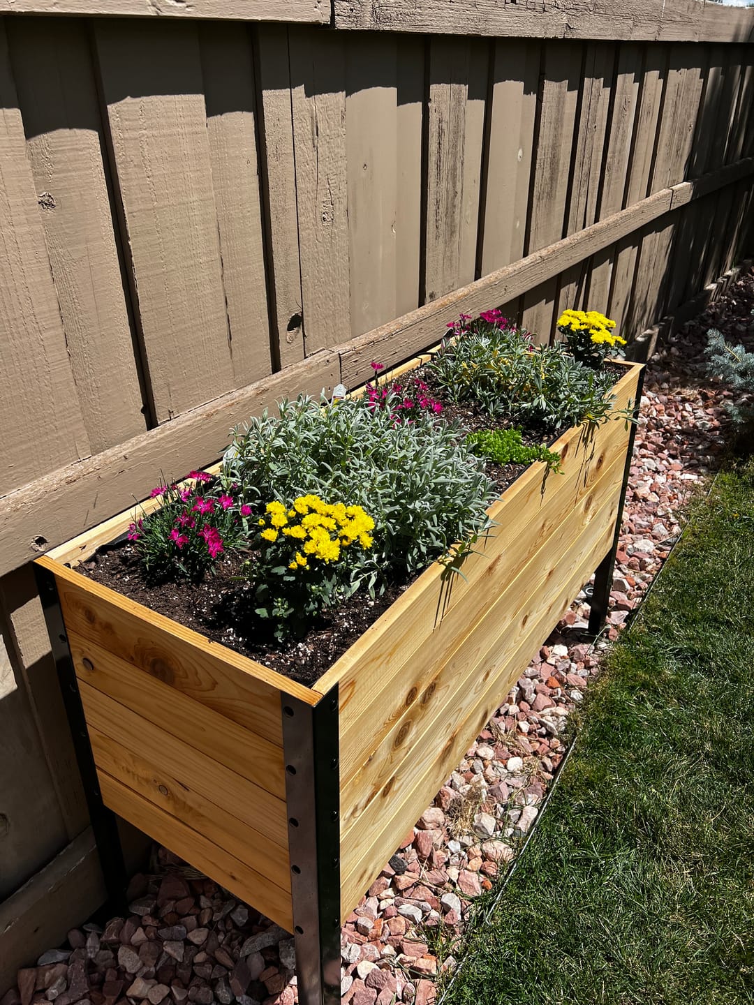 Customer photo review of Raised Garden Bed - 46cm x 122cm x 76cm