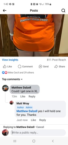 Customer photo review of Custom DTF Gang Sheet