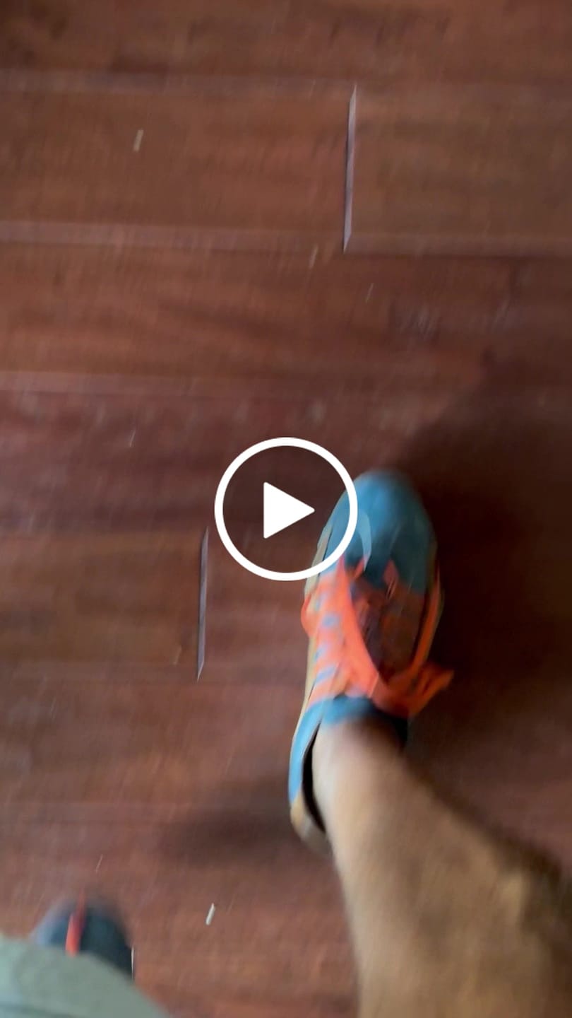 Customer video review of Men's GrandPrix Sneaker in Monza Indigo (Navy and Orange)