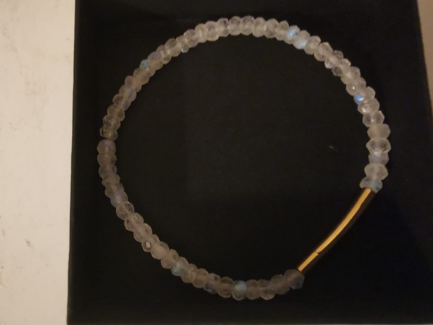 Customer photo review of Bracelet Labradorite Blanche