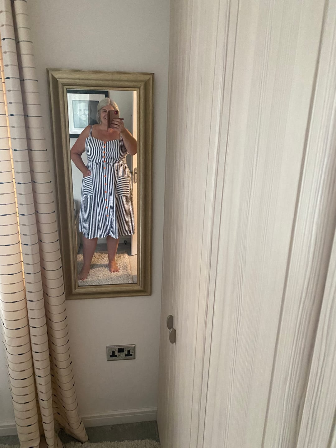 Customer photo review of Wide Stripes Seersucker Fabric