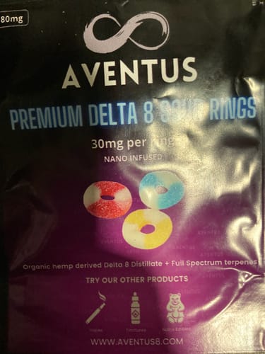 Customer photo review of BOGO PREMIUM DELTA8 SOUR RINGS