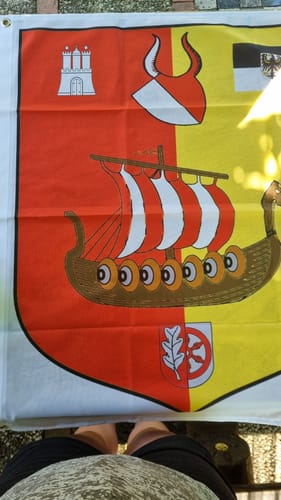 Customer photo review of Fahne inkl. Druck