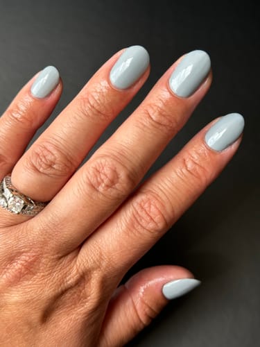 Customer photo review of Longwear Nail Polish - Midnight Fable