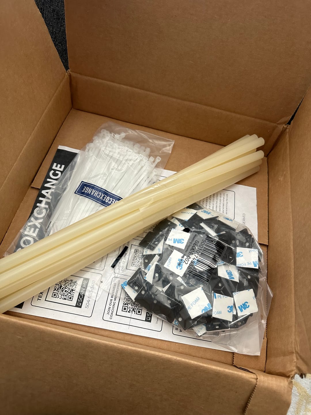 Customer photo review of Industrial Glue Sticks (1 pound) - DECOE-039