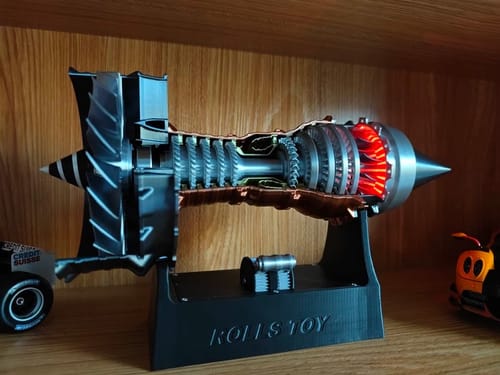 Customer photo review of Tr-900 Aero Engine 3d Print Model