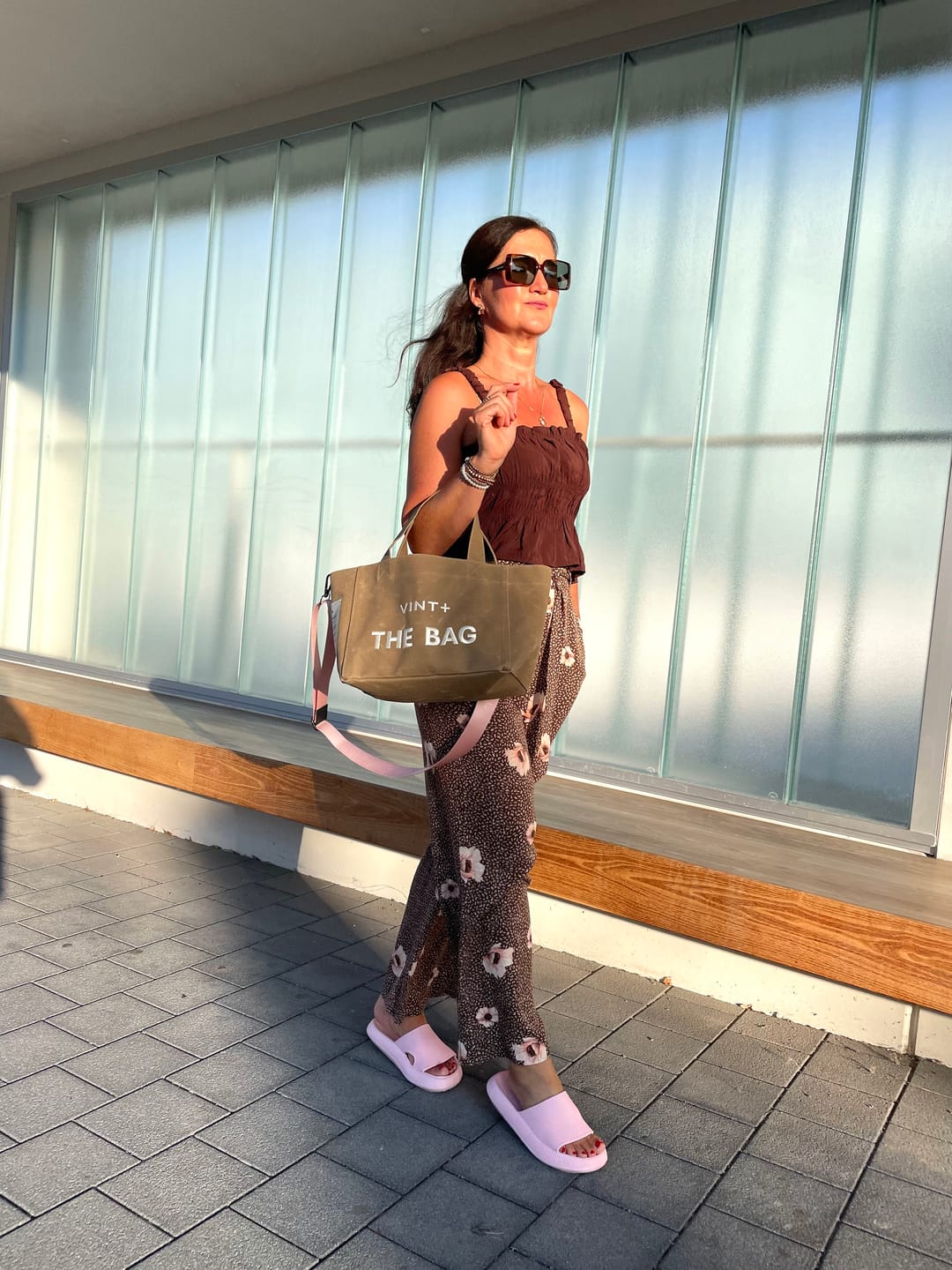 Customer photo review of CANVAS BAG - SMALL - BEIGE