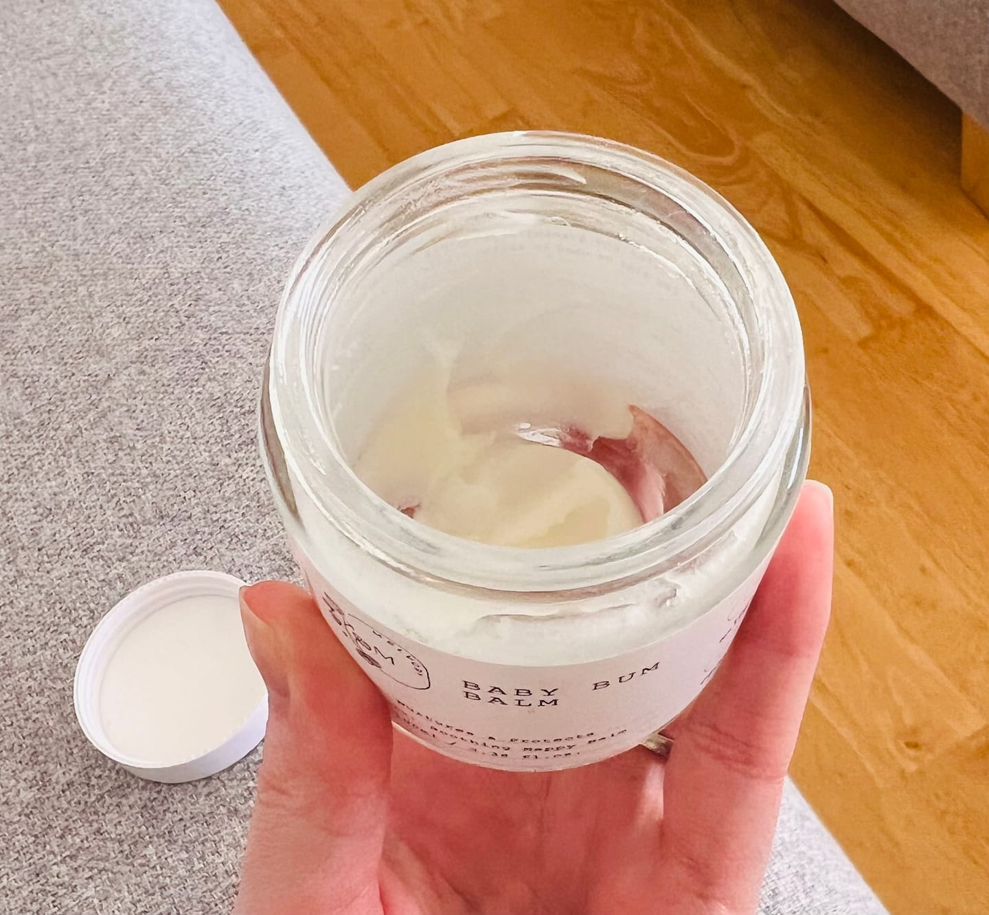 Customer photo review of Baby Bum Balm