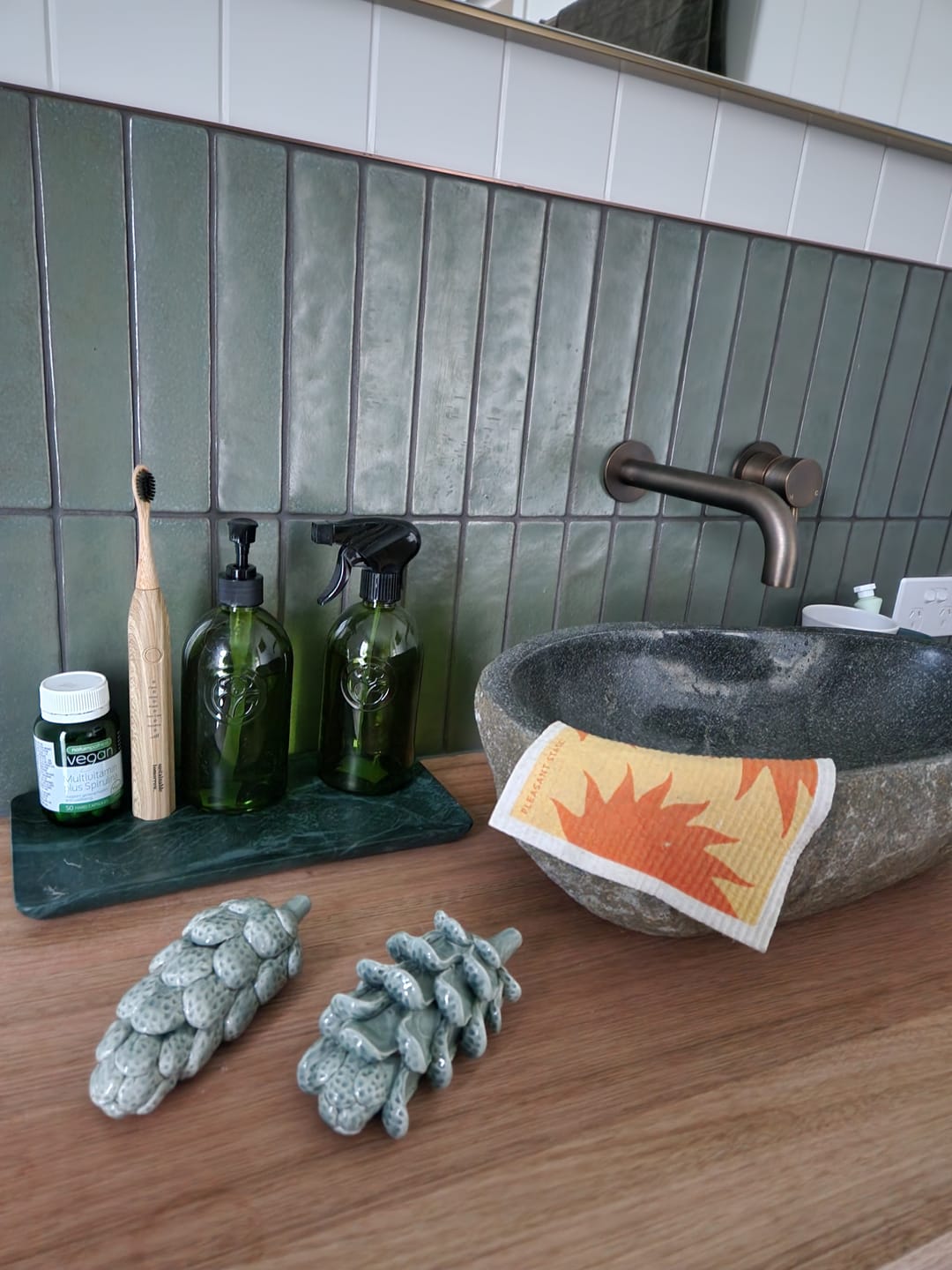 Customer photo review of Zen Bamboo Electric Toothbrush