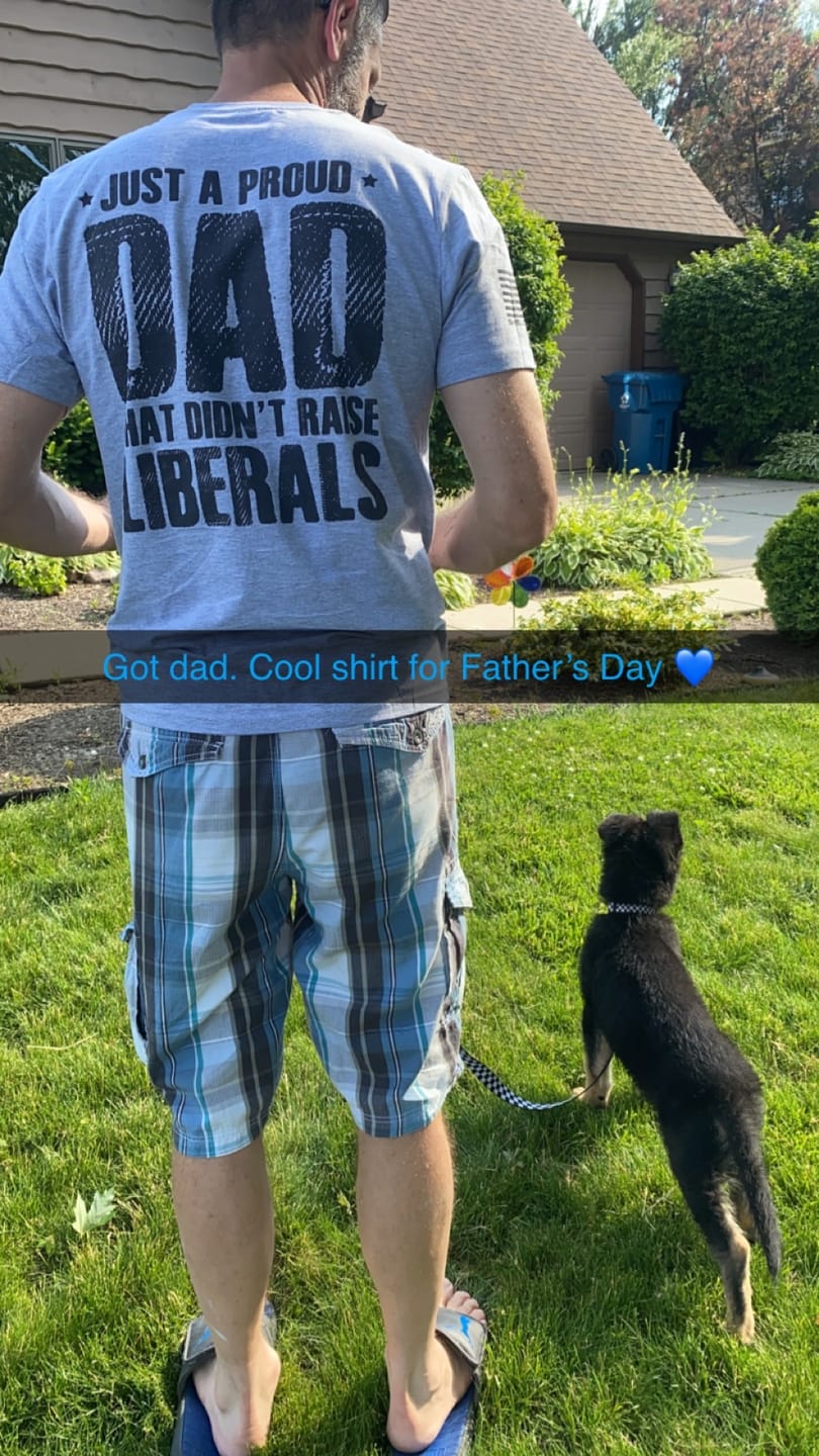 Customer photo review of Just a Proud Dad