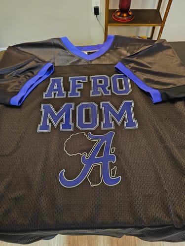 Customer photo review of Custom Black Gold-Purple Drift Fashion Mesh Authentic Football Jersey