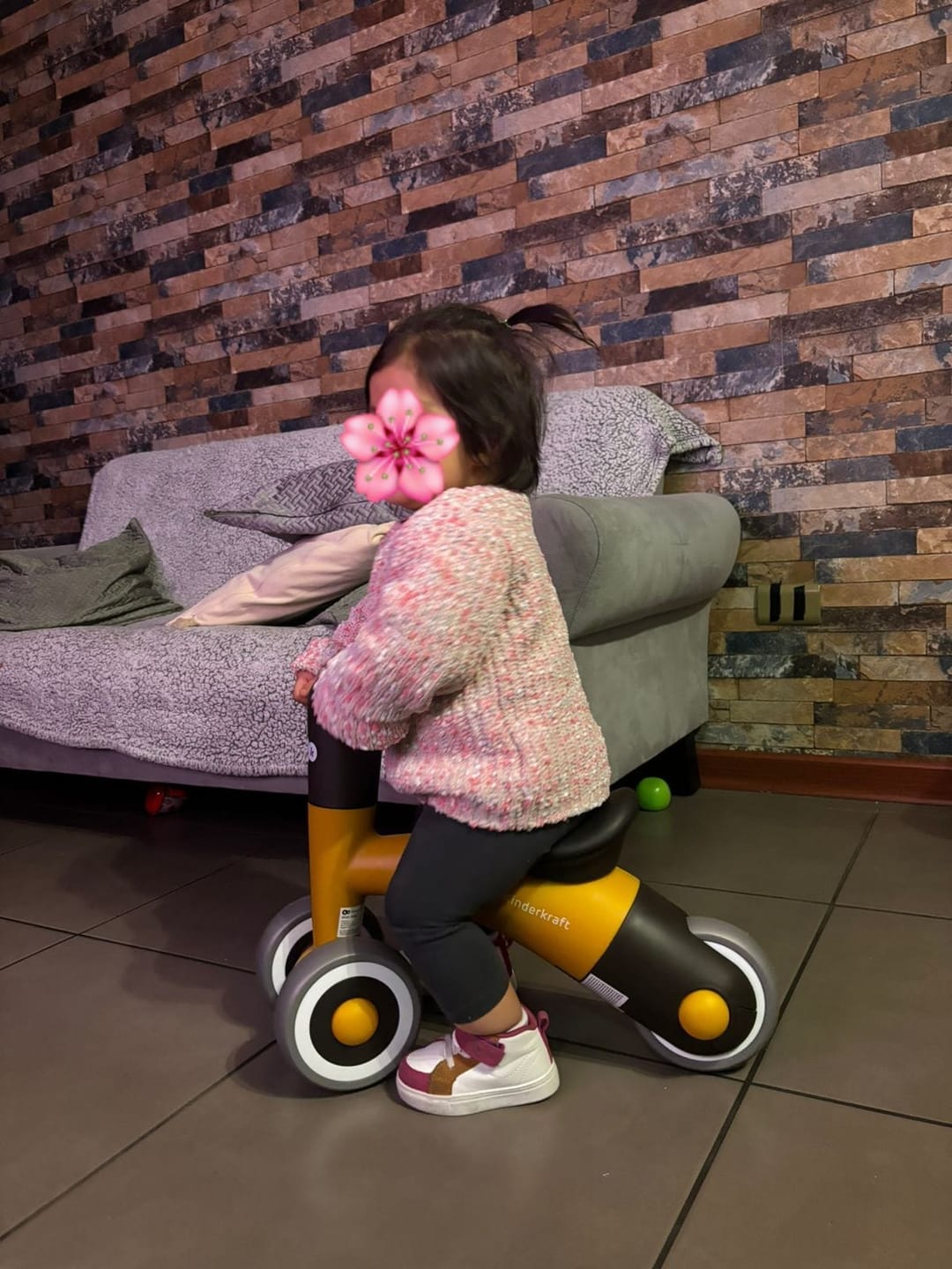 Customer photo review of Triciclo de aprendizaje MINIBI
