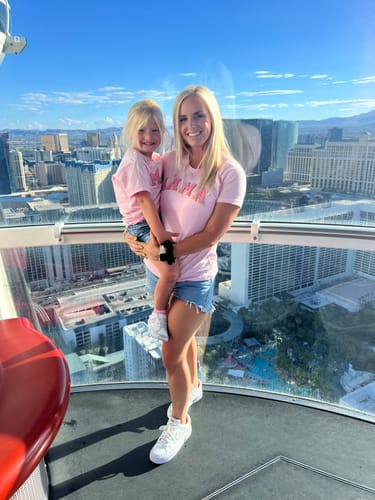 Customer photo review of Mama and mini Matching Shirts with real chenille letters