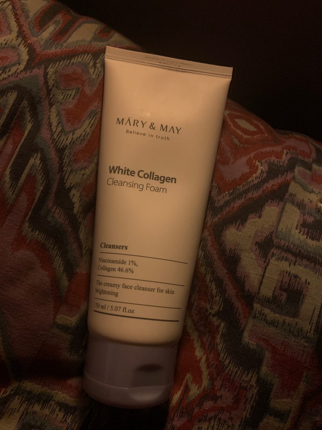 Customer photo review of Mary & May - Nettoyant - White Collagen Cleansing Foam