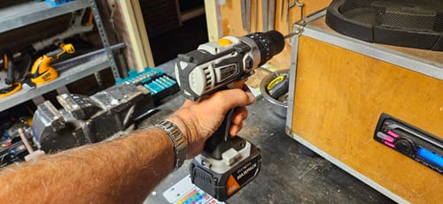 Customer photo review of Cordless Combi Drill 18V 40Nm set