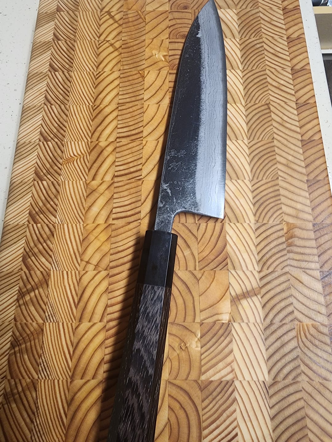 Customer photo review of Hatsukokoro Kurouchi Gyuto 210mm