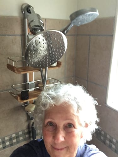 Customer photo review of 3-Spray Dual Shower Head Set