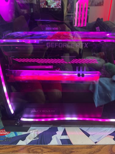 Customer photo review of Custom Design RGB GPU Support Bracket