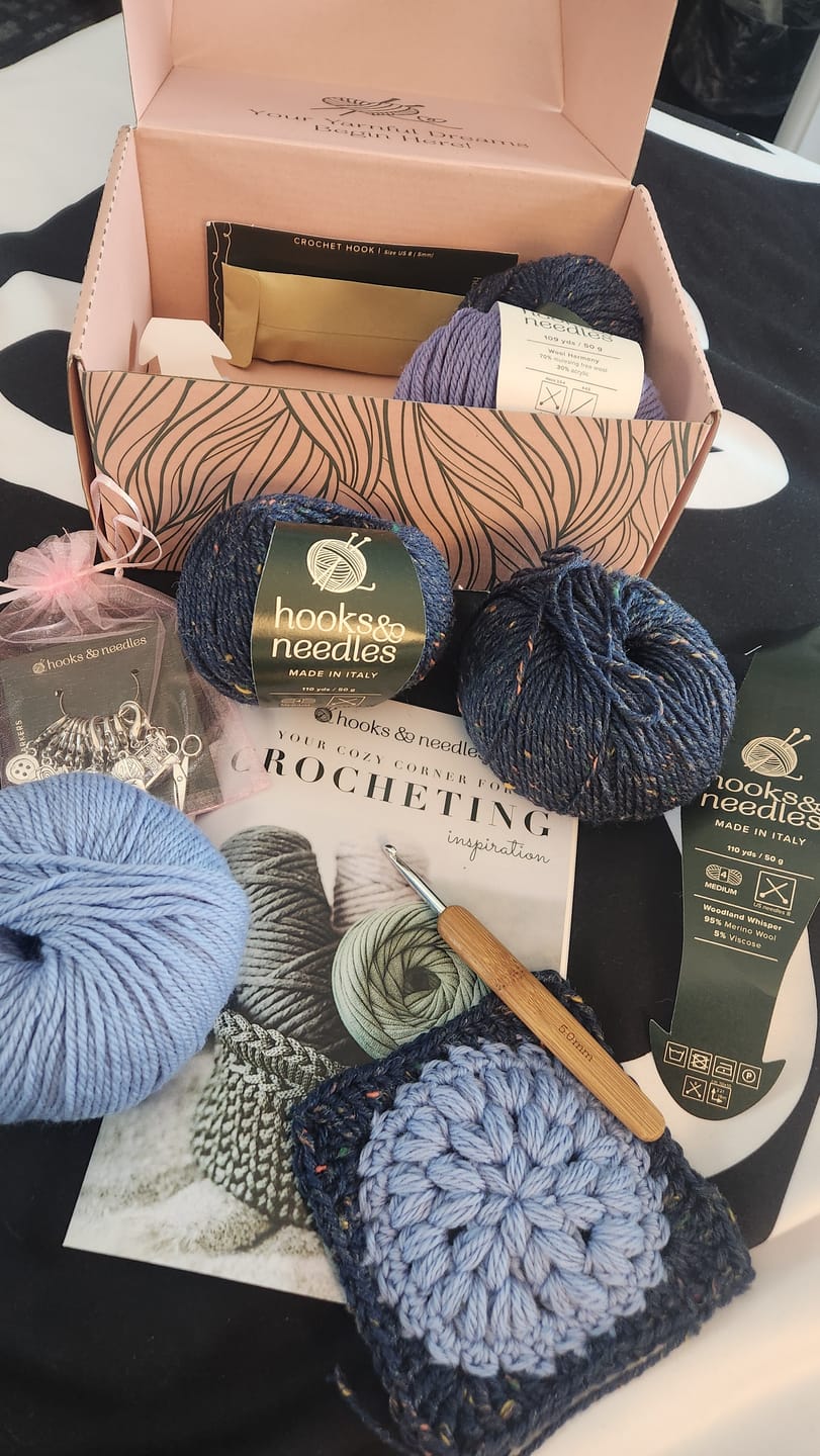 Customer photo review of Extra 2 Mystery Balls of Yarn