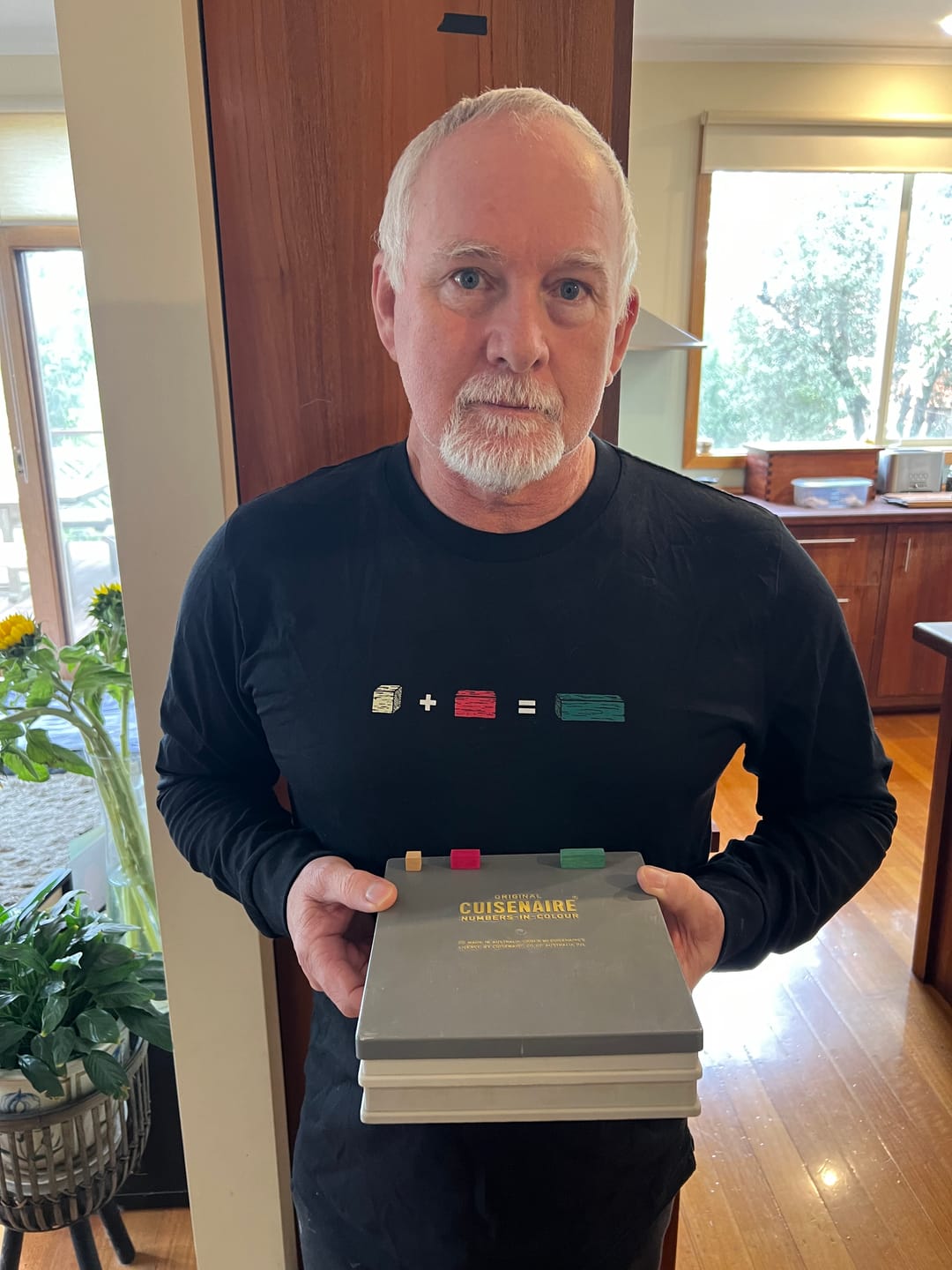 Customer photo review of Cuisenaire Rods Long Sleeve T Shirts