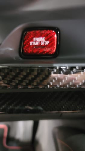 Customer photo review of 2016-2024 Camaro Real Carbon Fiber Lower Dashboard Overlay