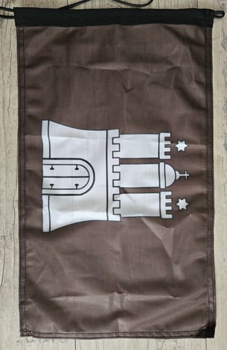 Customer photo review of Fahne inkl. Druck