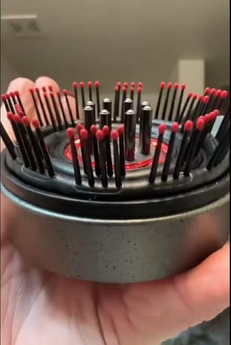 Customer photo review of Glowera™ 3 in 1 Red Light Scalp Massager
