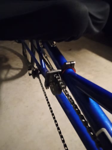 Customer photo review of Catrike Clamp-On Return Idler Kit