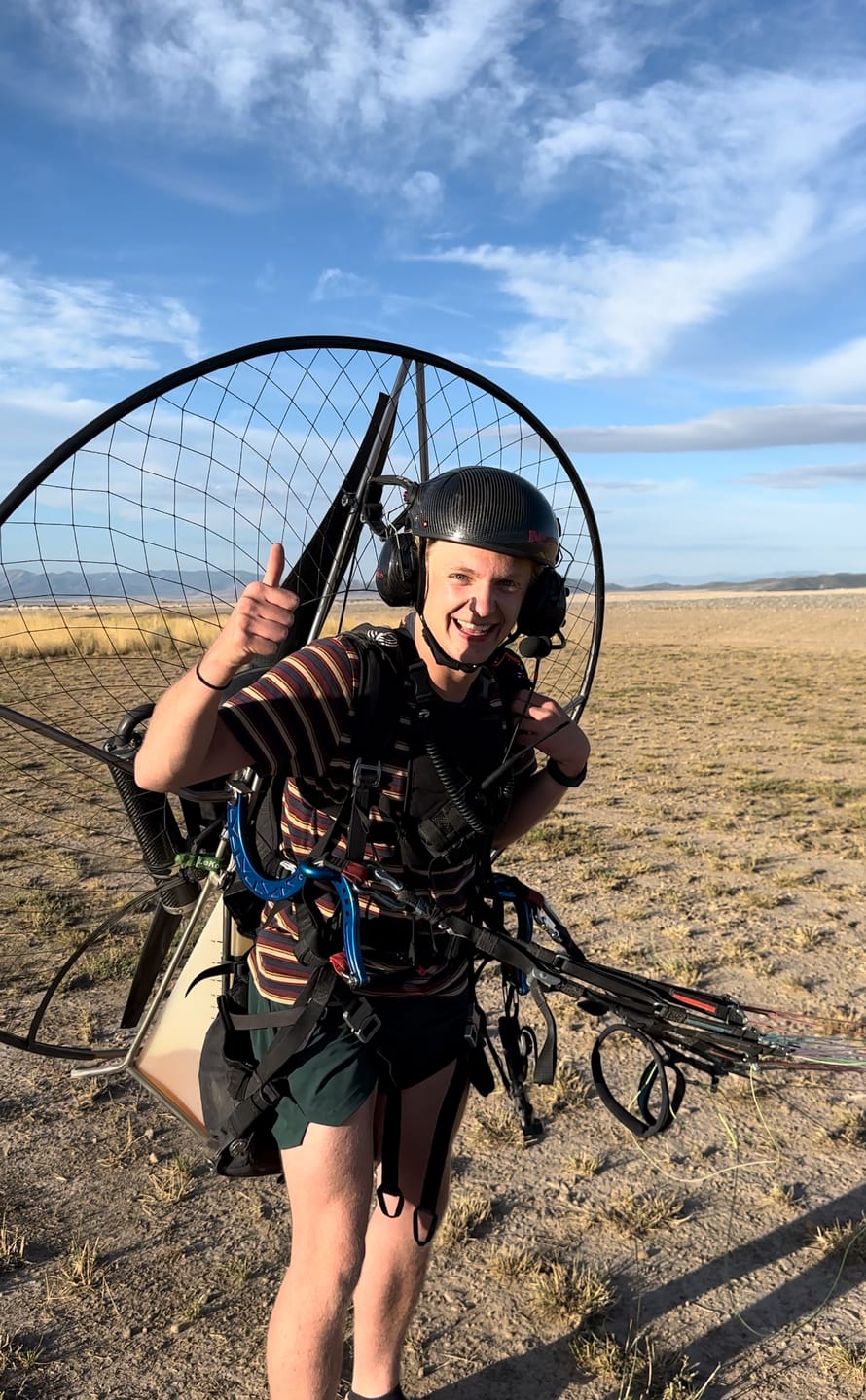 Customer photo review of Beginner Paramotor Training