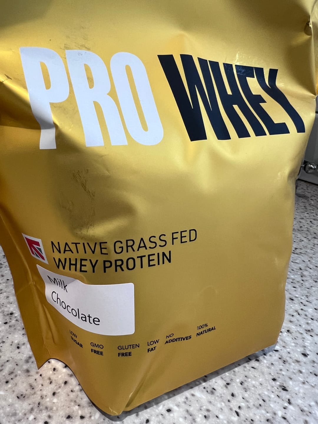 Customer photo review of Grass Fed Whey Protein Powder Pro
