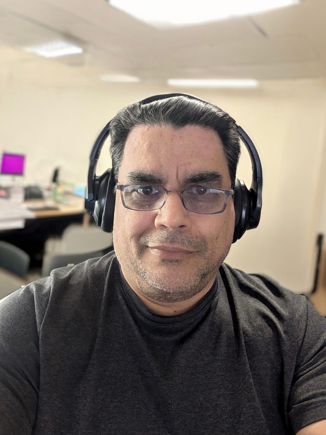 Customer photo review of Brooklyn Blue Light Blocker Glasses + Milano Case