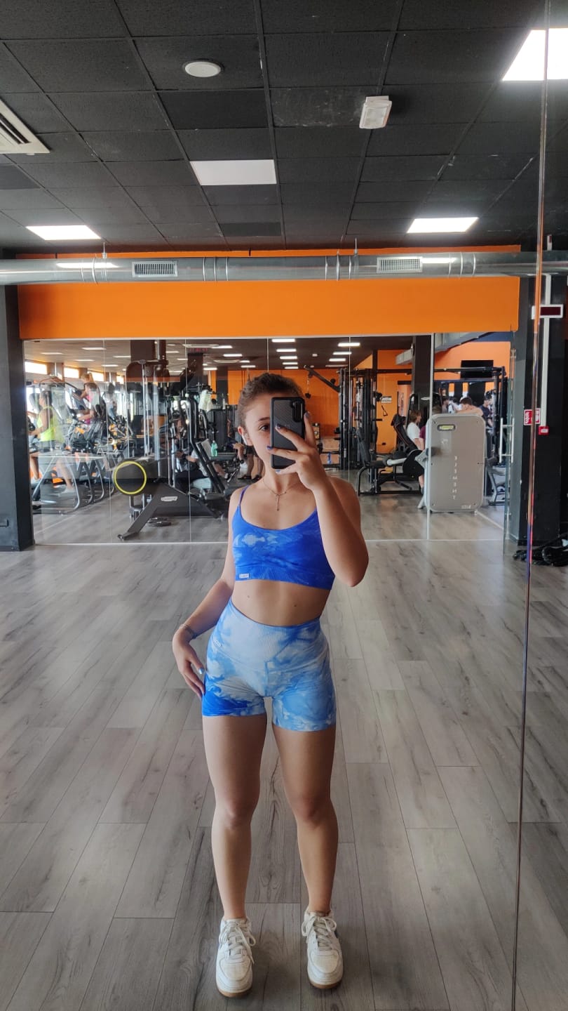 Customer photo review of Shorts Maltinto Olimpo Azzurro Bianco