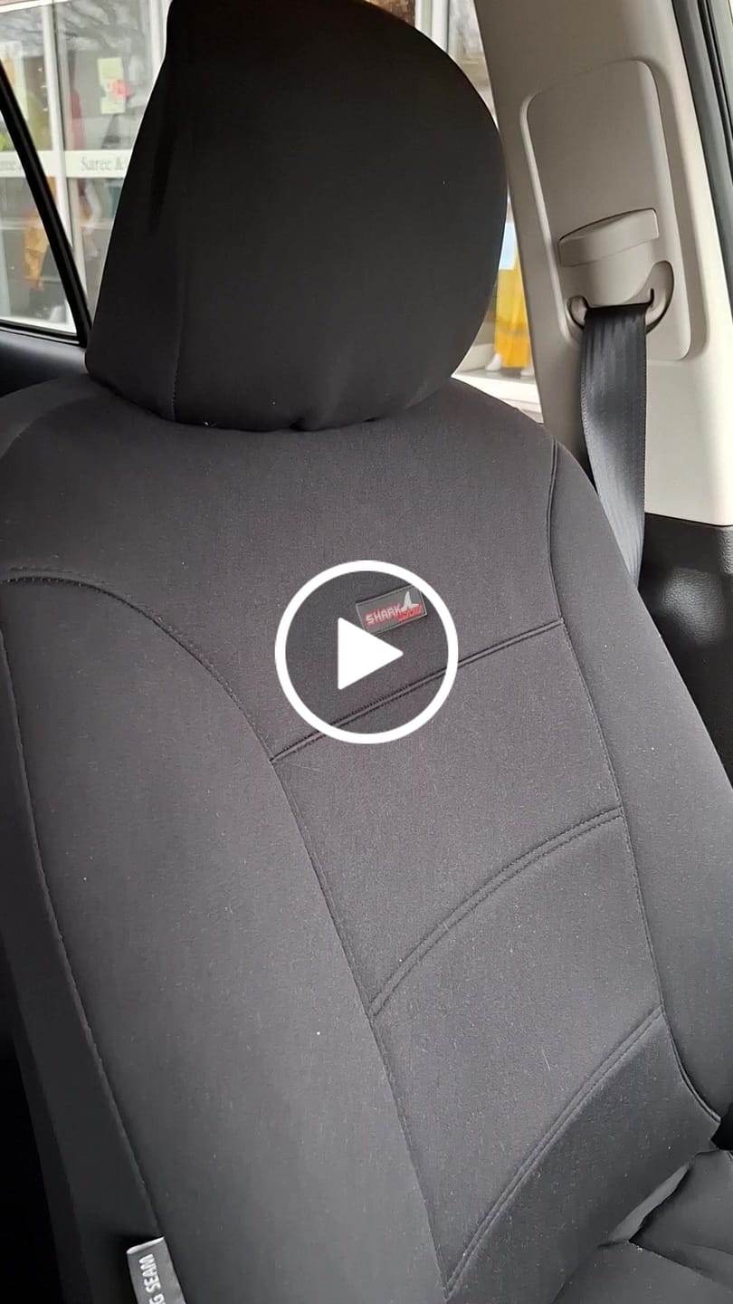 Customer video review of Sharkskin Neoprene Universal Front Seat Covers