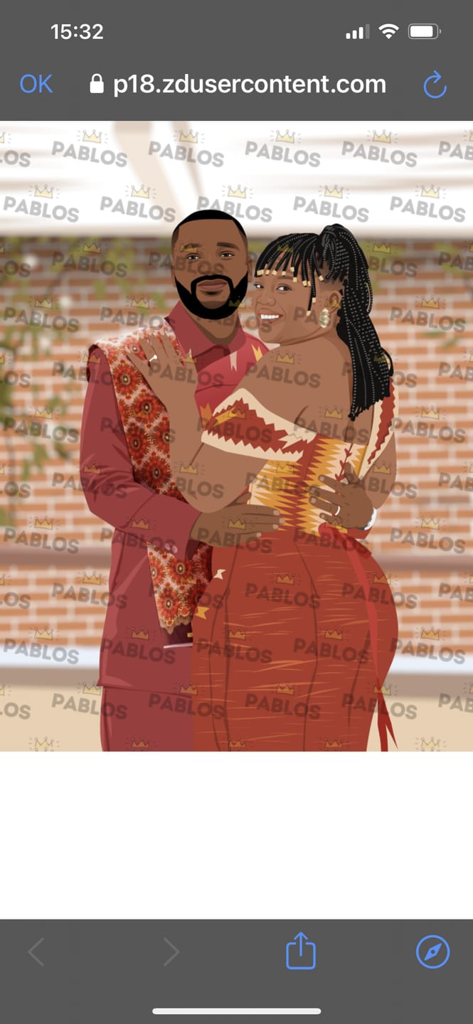 Customer photo review of Portrait Pop-Art (Sur Toile)