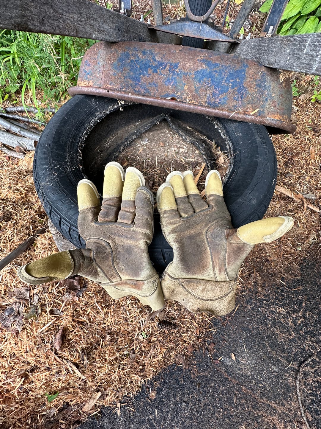 Customer photo review of Glove Repair