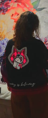 Customer photo review of Genshin Varsity Jacket Preorder