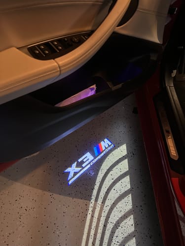 Customer photo review of BMW X SERIES DOOR LIGHTS