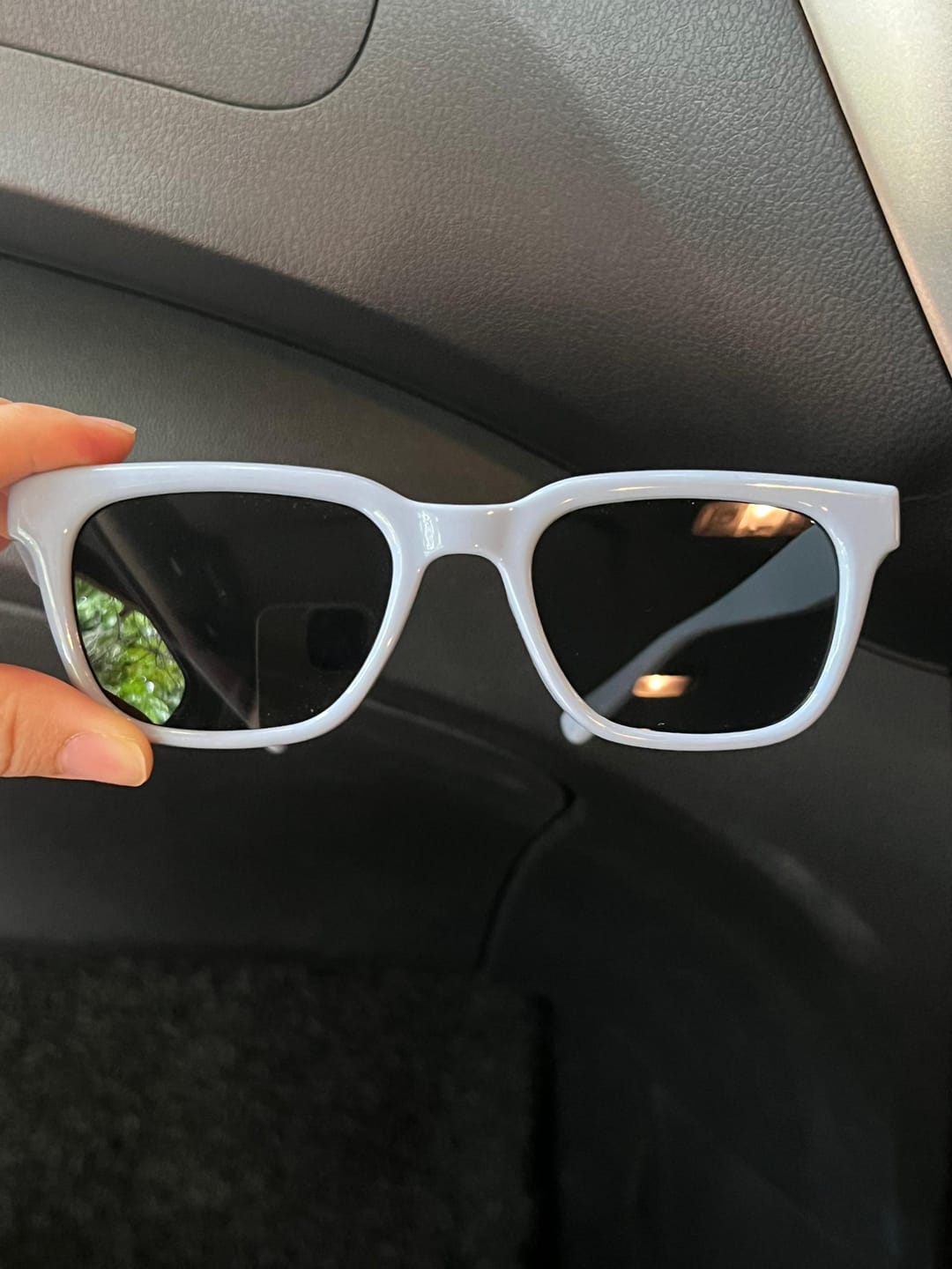 Customer photo review of Nova Rectangular Framed Sunglasses