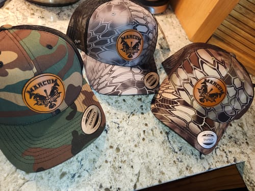 Customer photo review of Custom Leather Patches only