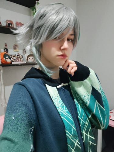 Customer photo review of Genshin Zipper Hoodie [In-Stock]