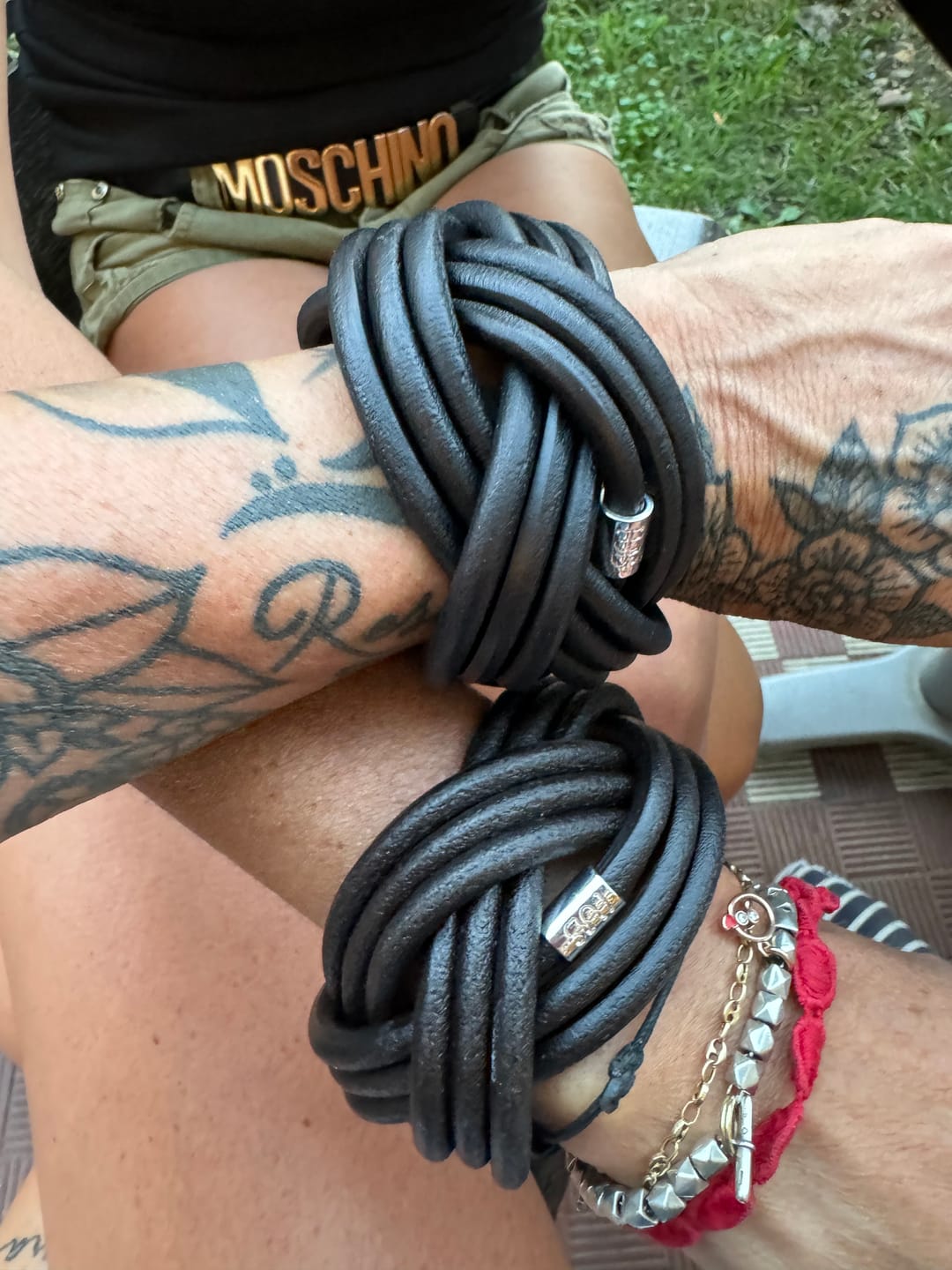 Customer photo review of Bracciale pelle Nodomoro Tulsi