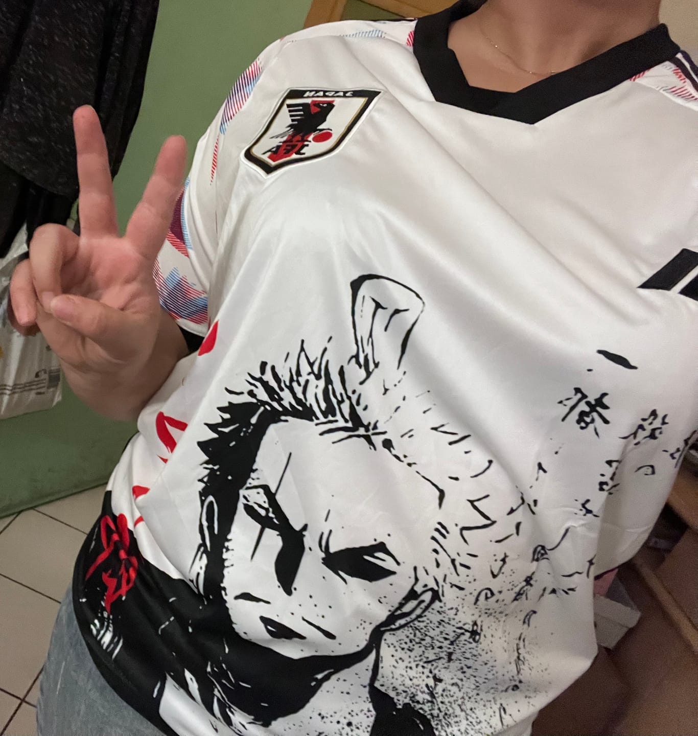 Customer photo review of MAILLOT JAPON 2022/23 - EXTERIEUR EDITION ZORO