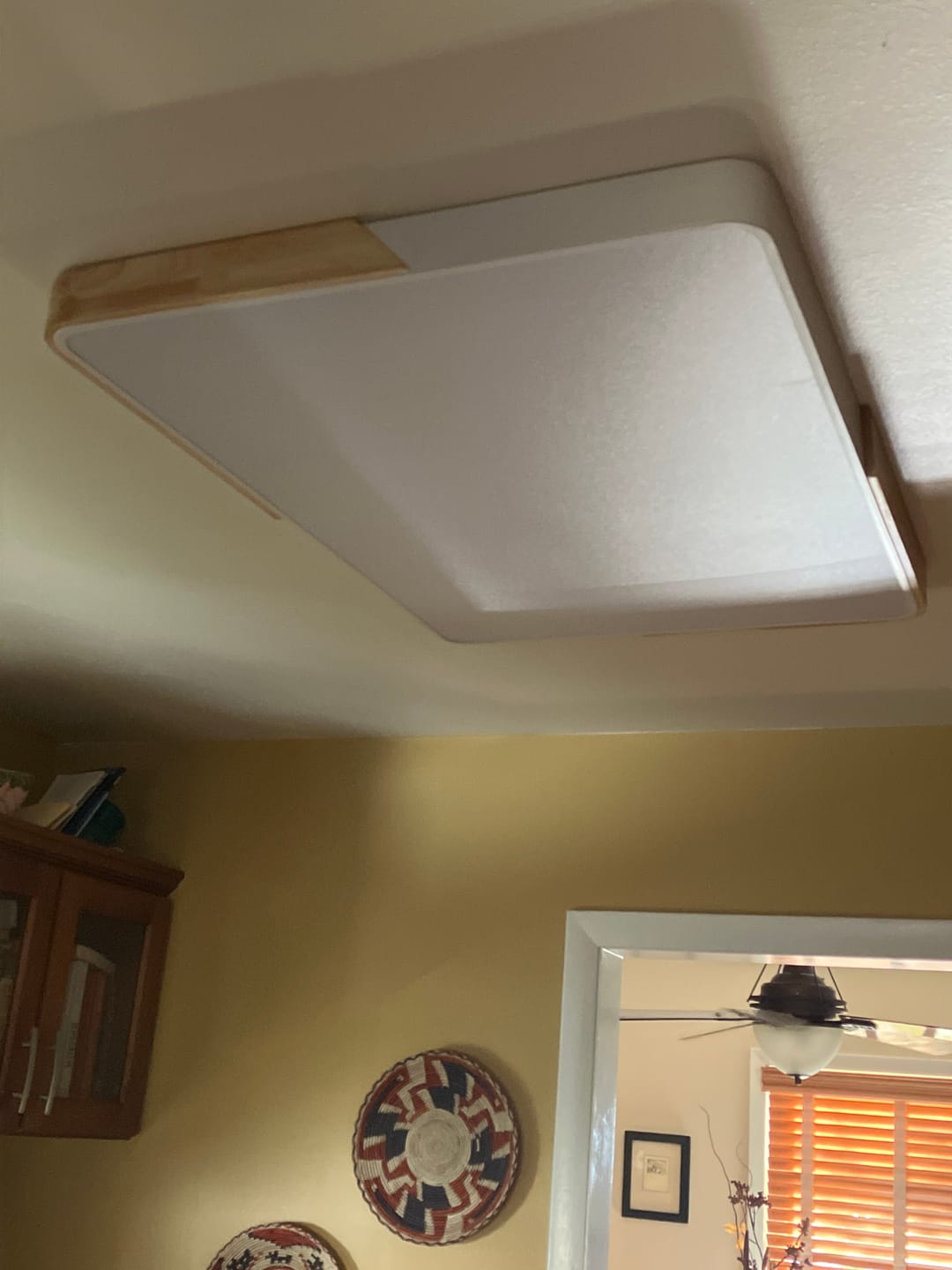 Customer photo review of Rectangle LED Flush Mount Light